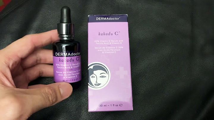 Dermadoctor kakadu vitamin c serum reviews