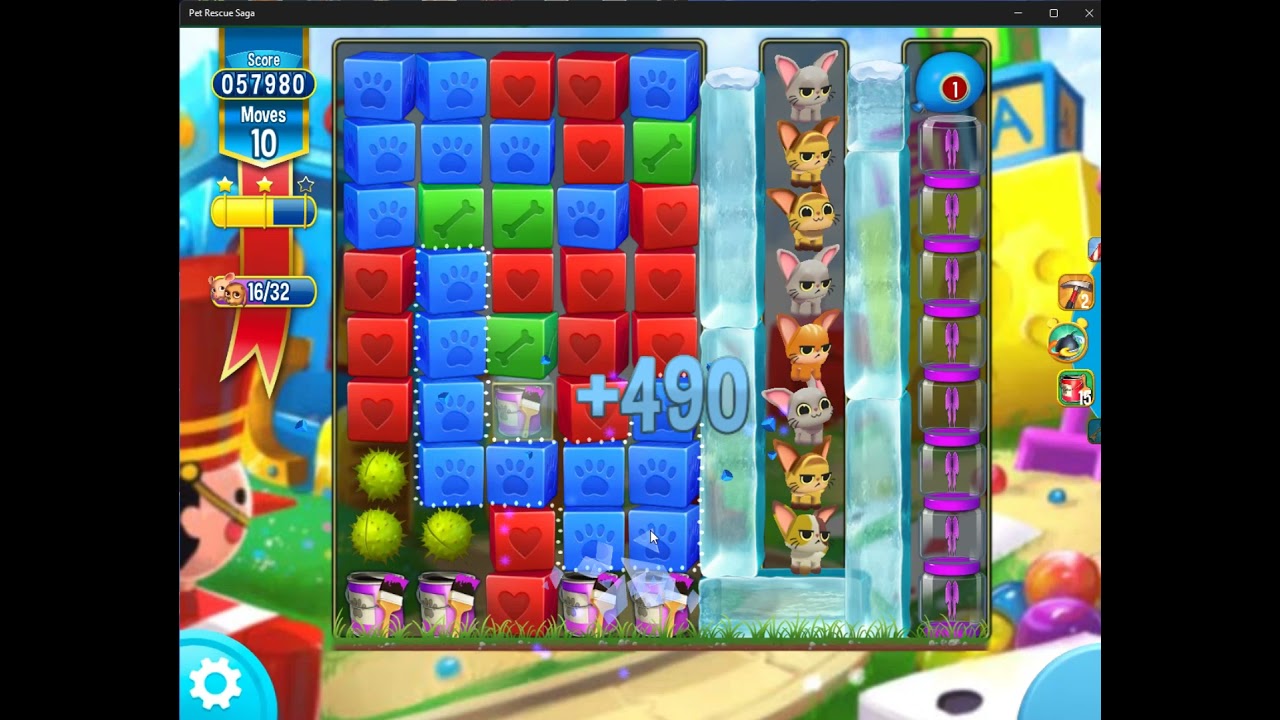 Pet Rescue Saga level 4051 no boosters