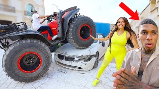 DESTROYING MY SISTERS CAR with NLE CHOPPA !!! by Mo Vlogs 418,164 views 11 months ago 8 minutes, 2 seconds