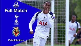 Full Match Spurs U19 vs Villarreal U19 | UEFA Youth League Matchday 1 | 16/09/25