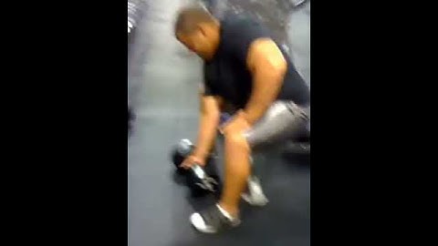 90LB Dumbell Concentration Curl