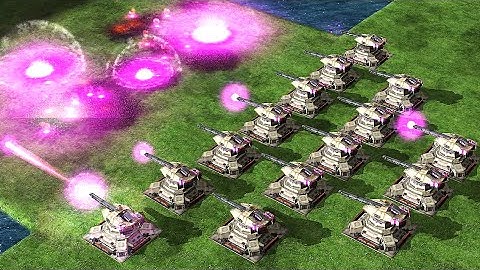 USA with Advanced Weapon - 1 vs 7 Brutal Army Generals Zero Hour - Gameplay