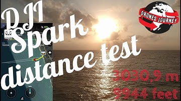 DJI Spark - max. distance test