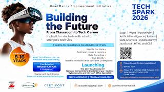 READMANNA EMPOWERMENT INITIATIVE || TECH SPARK 2026 || 3RD OCTOBER 2026 (DAY 2) - OPEN TO ALL