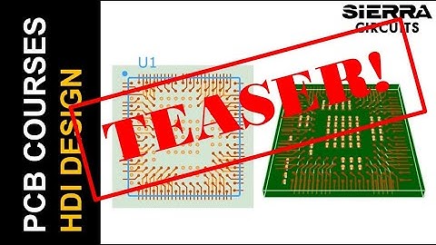 Advanced Practices in HDI PCB Design | Webinar Teaser | Sierra Circuits