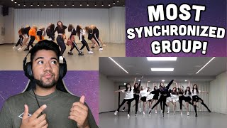 FIRT TIME REACTING TO IZ*ONE 아이즈원 'VIOLETA' & 'FIESTA' DANCE PRACTICE [REACTION!!]