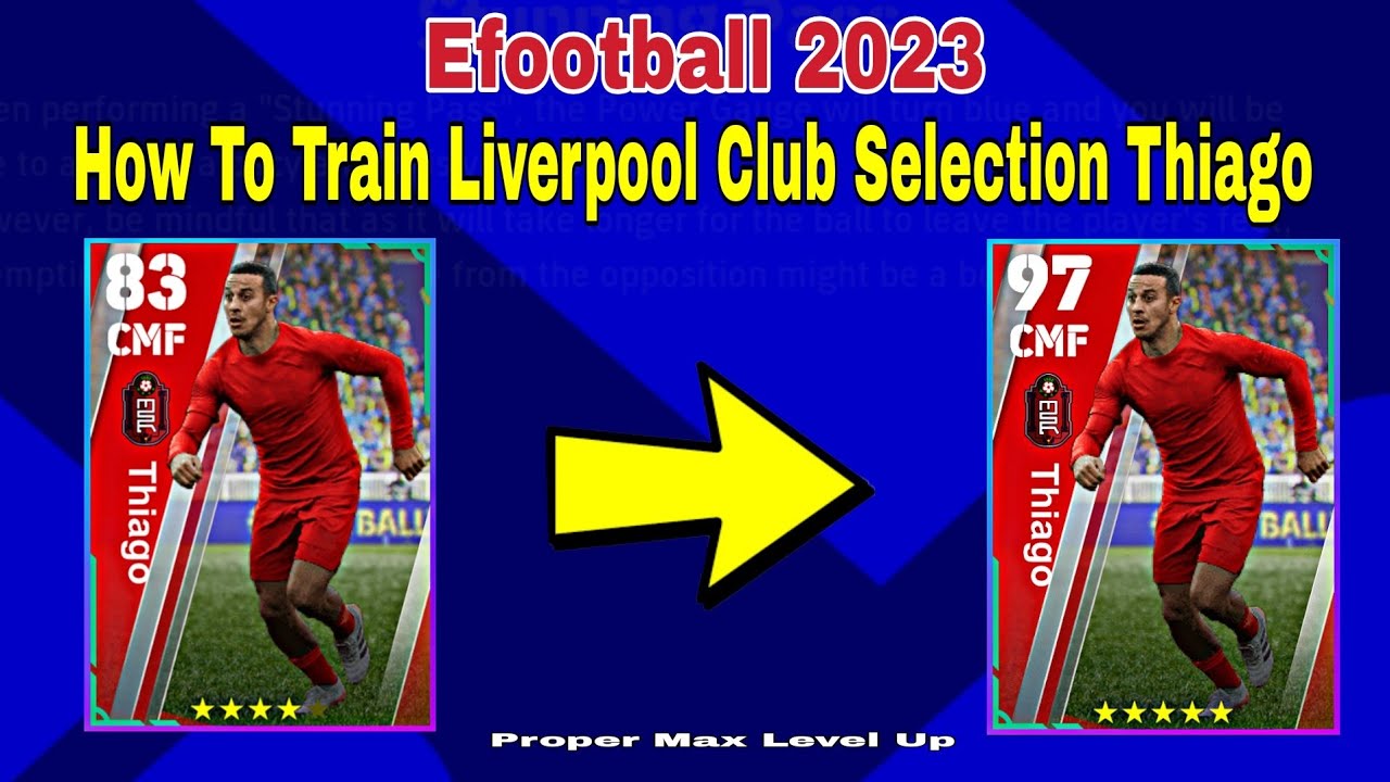 How To Upgrade Thiago In Pes 2023 | Thiago Max Training Tutorial In Efootball 2023.