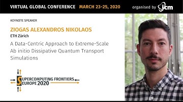 Alexandros N. Ziogas, ETH Zürich | Data-Centric Approach to Extreme-Scale...| SCFE20 keynote speaker