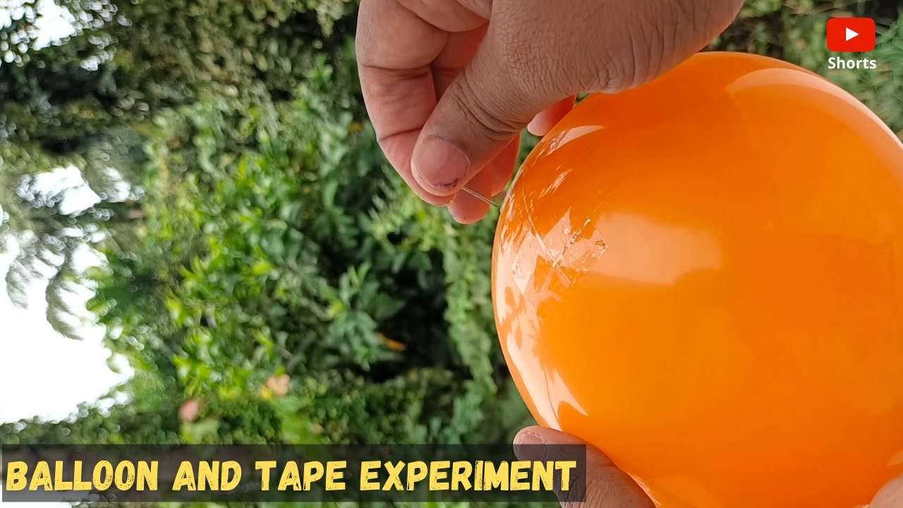 Balloon and Tape Experiment 