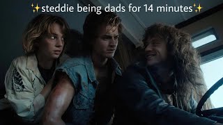 steve and eddie being dustin’s dads for 14 minutes