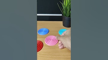 A simple 3D printed coaster