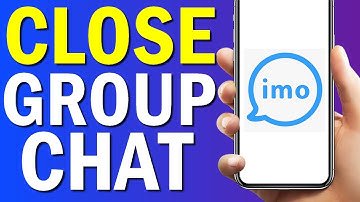 How To Close Group Chat  On Imo App 2022