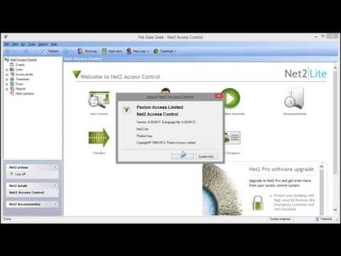 Upgrade The Paxton Net2 Software to version 5.0