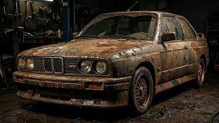 Abandoned BMW E30 M3 Full Restoration | From Mud & Rust to Like New!#cars 
