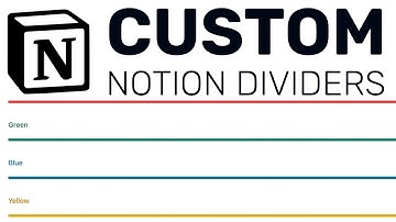 Notion Tutorial: How to change your divider color in Notion! 🌈 (quick and easy)