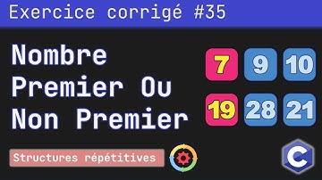 Solved Exercise 35: Program that determines whether a number is prime or not | C Programming Lang...