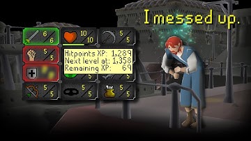 I Made a Huge Mistake on My One Level Per Skill Account