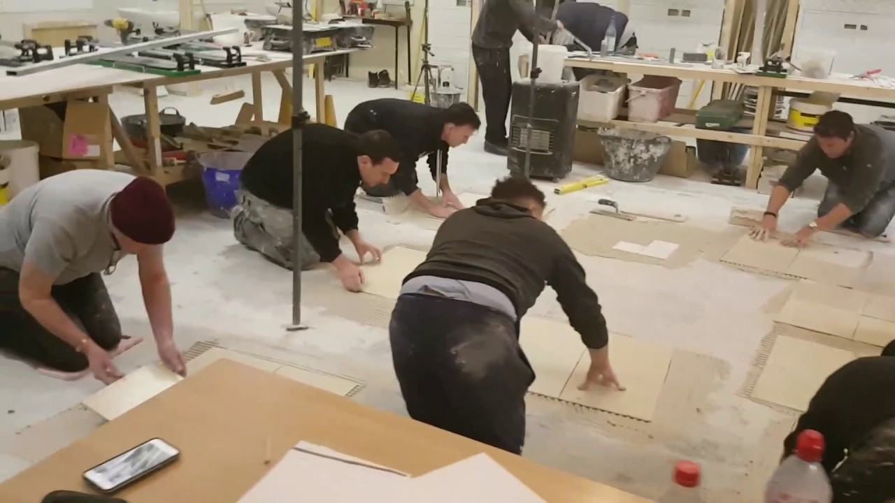 Change your career and learn to tile with UK Pro Tiling Training - YouTube