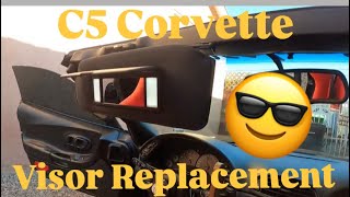 C5 Corvette Visor Replacement