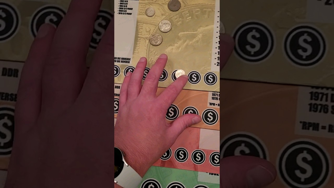 NEW Coin Roll Hunting Dimes Mat! 