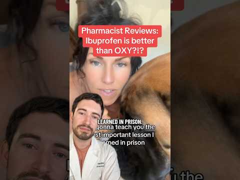 Ref:ZdLJCZ2nUfE ⚠️ Ibuprofen is better than opioids for pain  NOT EXACTLY. Pharmacist reviews this pain “hack”