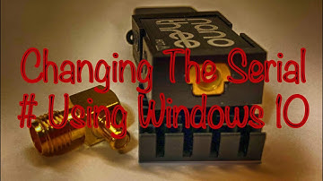 Changing RTL Serial Number Using Windows 10 | USB RTLSDR Dongles