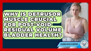 Why Is Detrusor Muscle Crucial For Post-void Residual Volume Bladder Health?