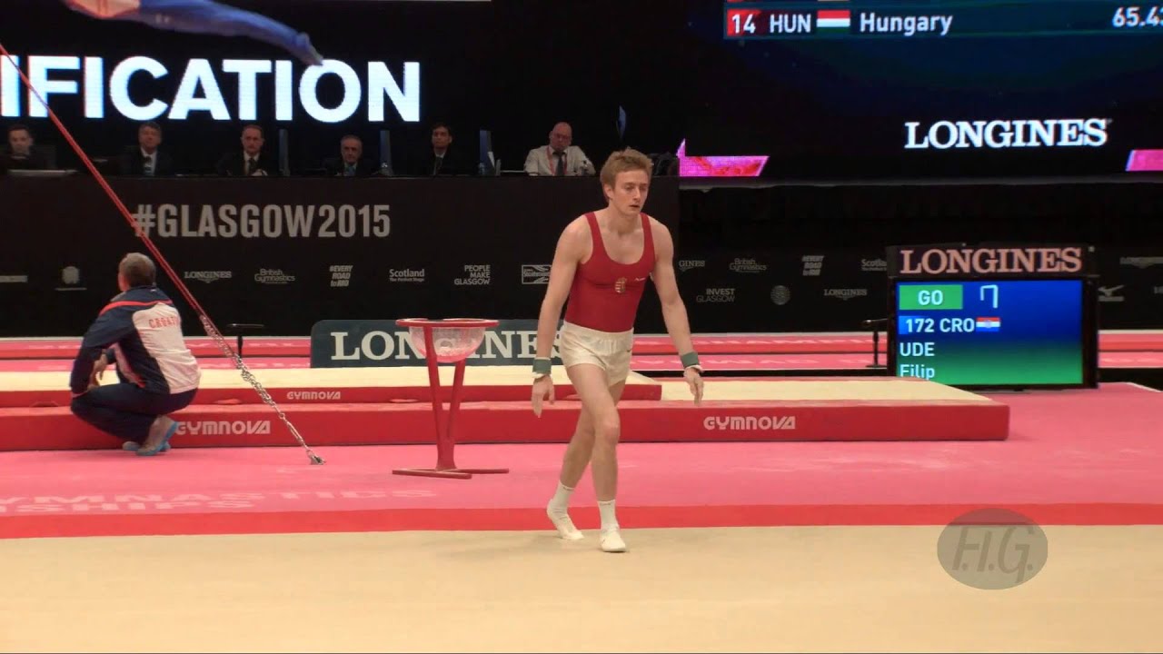 HIDVEGI Vid (HUN) - 2015 Artistic Worlds - Qualifications Floor Exercise