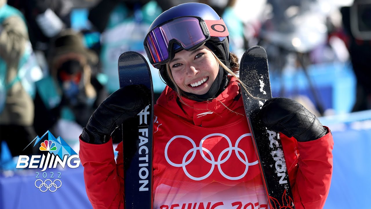 Winter Olympic star and Victoria's Secret model Eileen Gu in tears as  18-year-old wins second gold on halfpipe