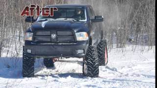 Truck on tracks