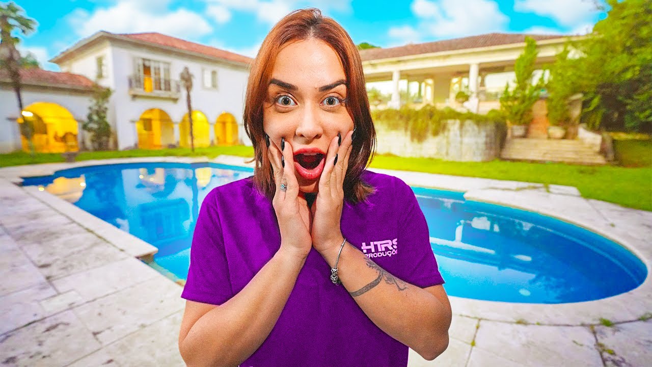 REAÇÃO DA MINHA NAMORADA AO VER MINHA CASA NOVA !! * não vou mais morar com a Desi 😢*