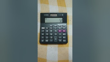 Casio mj-12d calculator off with trick and without trick