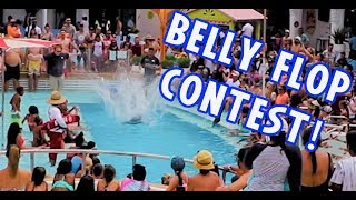 Navigator of the Seas Day 4 Day at Sea: Belly Flop Contest!