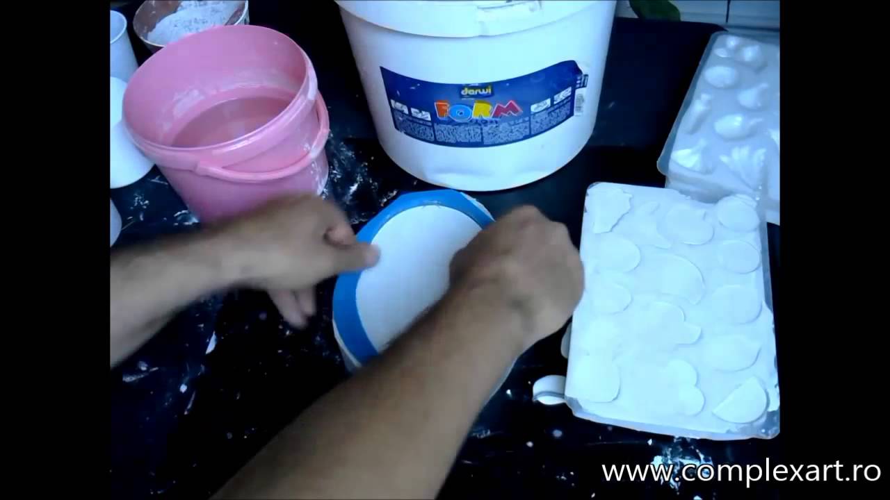 Turnare cu praf ceramic DARWI FORM, colorare si utilizarea corecta a matritelor din plastic