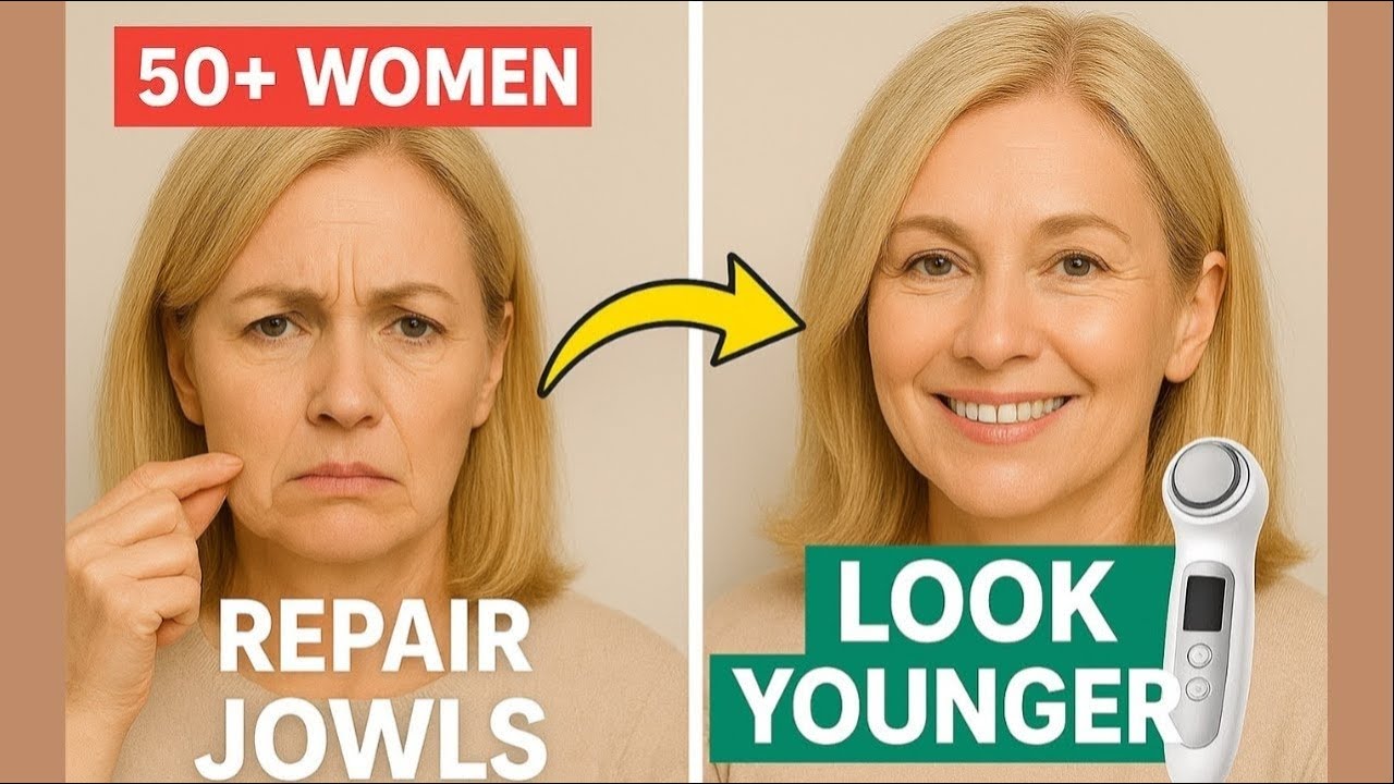 Your Skin at 50 Doesn't Have to Look Tired | Microcurrent Toning Routine