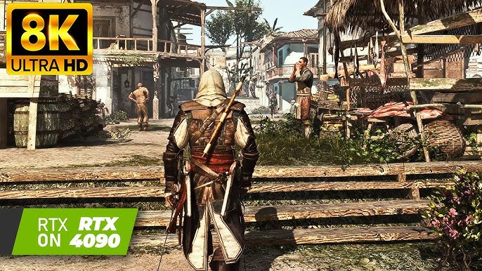 8K] Assassin's Creed 1 Remastered 2023 Redone Textures Ray Tracing GI Ultra  Reshade Mod RTX 4090 