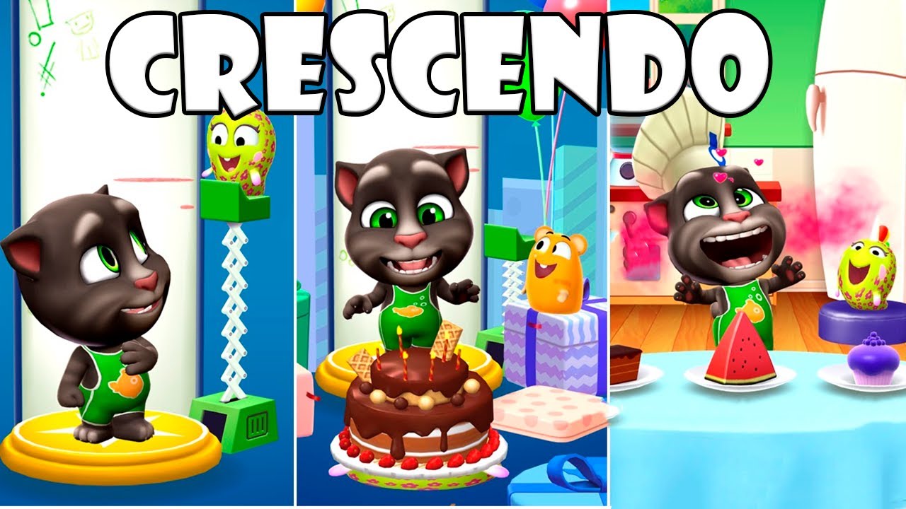Meu Tom CRESCEU e Virou Chef De Cozinha? My Talking Tom 2
