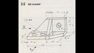 Autodesk Inventor 3-5 MS Bracket