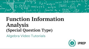 Function Information Analysis - Special Question Type – iPREP