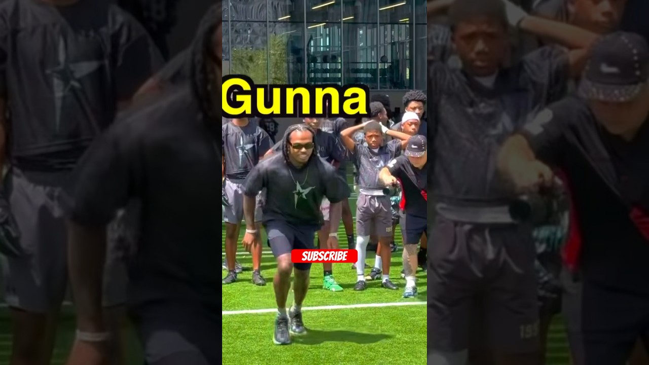 Gunna On The Field Scoring TD’s #Shorts #Gunna #content