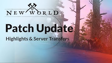 New World Patch 1.0.3 - Server Transfers are here!