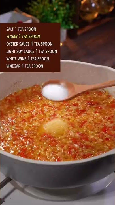 How to Make Chili Garlic Sauce #shorts