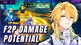 Is F2P Luuk Actually Broken ? Luuk Showcase Sanhua Verina In Toa 3.1 Wuthering Waves