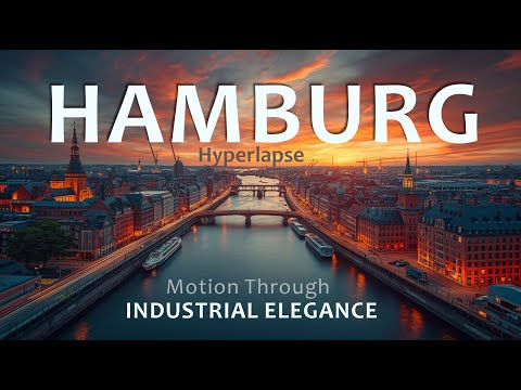 Hamburg Hyperlapse: Motion through Industrial Elegance | Germany | 4K