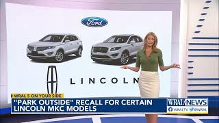 Fires under the hood lead to Lincoln MKC recalls