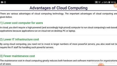 Advantages of Cloud Computing in one video in eng hindi
