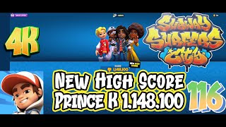 Subway Surfers City - Gameplay Walkthrough Episode 116 - Prince K New High Score (1,148,100) screenshot 4