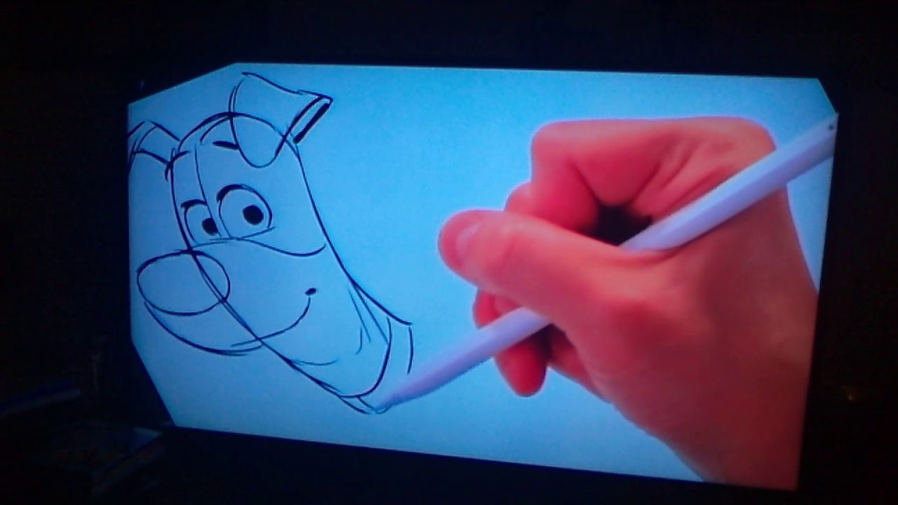 Showing you how to draw max from the secret life of pets 2 - YouTube