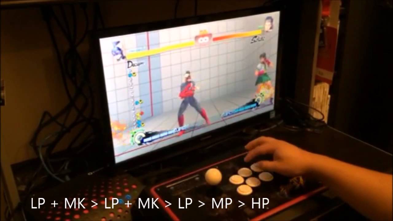 Ultra Street Fighter IV Decapre cr MK Into HP Rapid Slash Tutorial