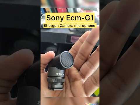 🎥 Sony Ecm-G1 Shotgun Camera Microphone, Super-Cardioid, Compact Sound Ideal for YouTube, Vlogging…. — Video review, click xem trên YouTube